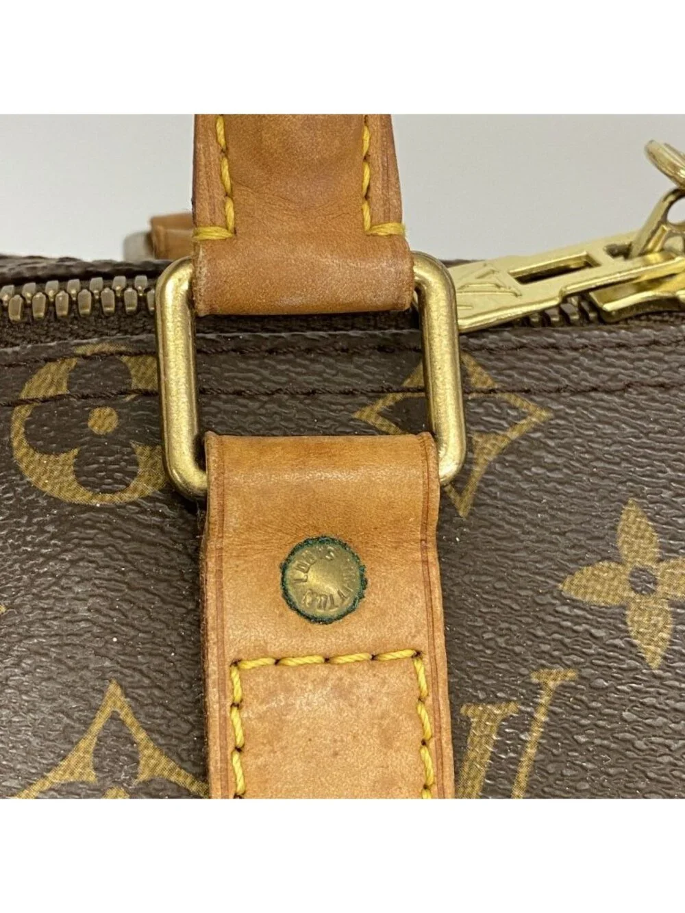 Louis Vuitton Boston Bag Monogram Keepall 45 Brown